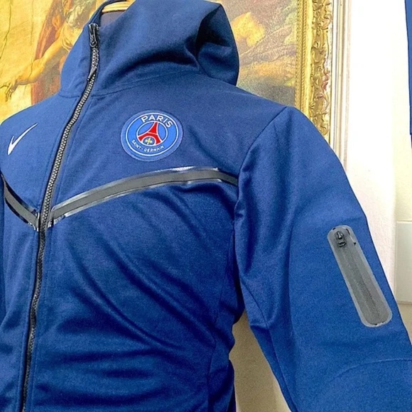 Nike PSG Paris Saint Germain Tech Fleece Warm Up Training Full Set ⚽️ - Picture 5 of 13